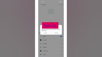 Hide apps in realme devices