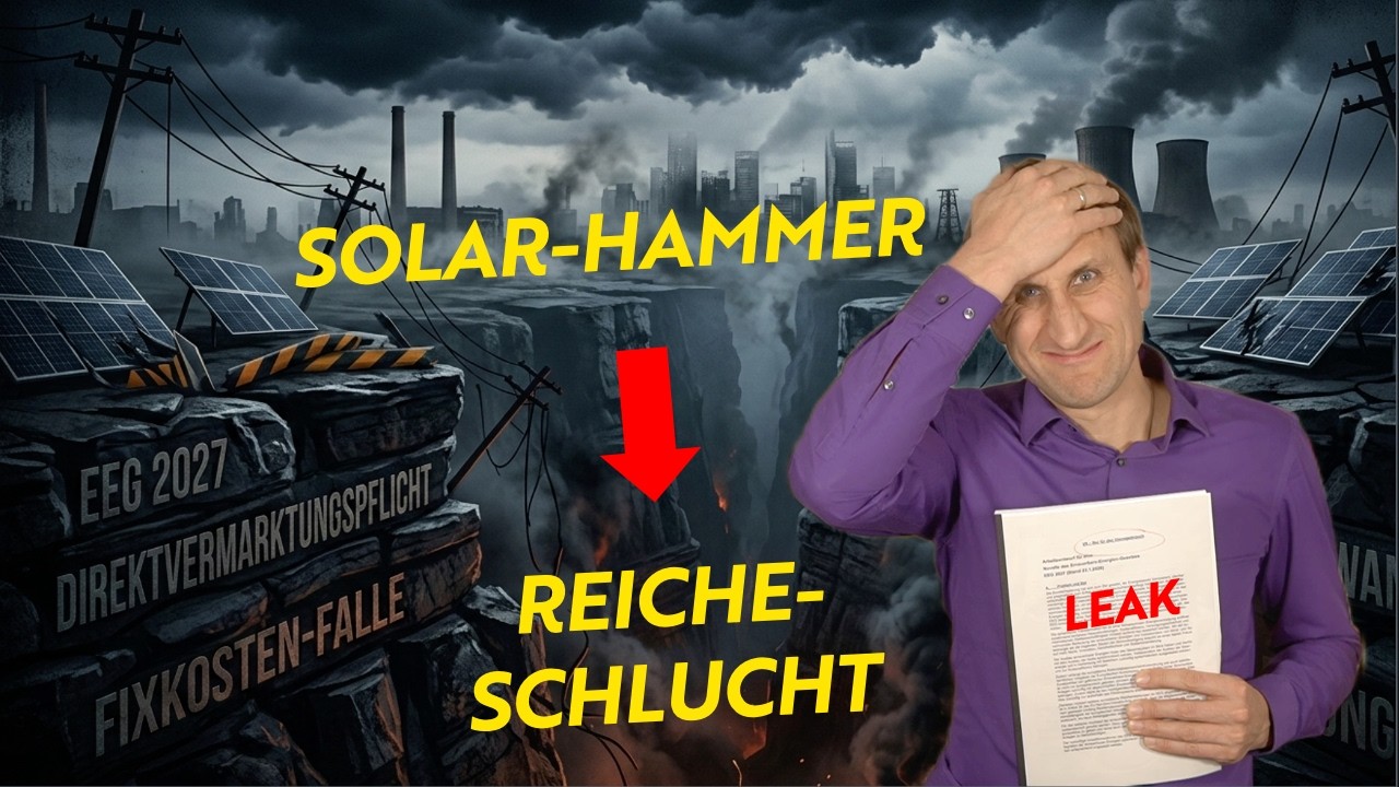 Solar-Hammer 2027: Das Ende der privaten Energiewende? (EEG-Leak)