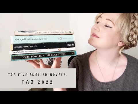 Top Five English Novels Tag | Amelia Barlow Books