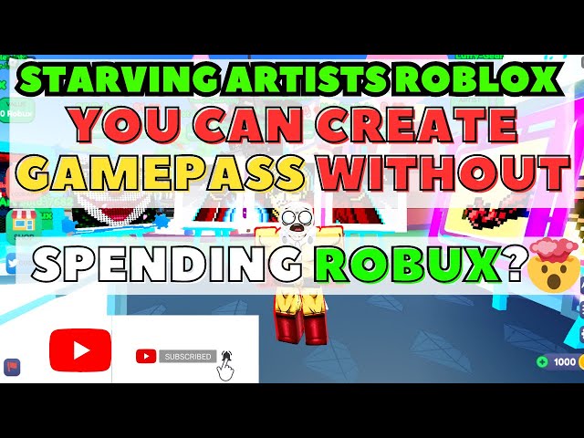 MOBILE] HOW TO GET GAMEPASS ID/SHIRT ID IN STARVING ARTISTS FOR FREE ROBUX!  (Roblox) 