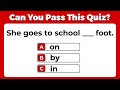 Mixed english grammar quiz can you score 1010