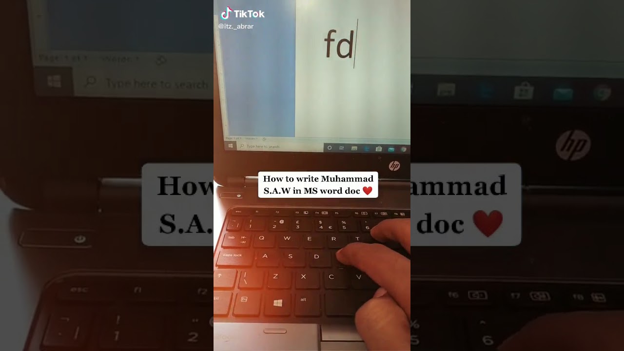 How to write Mohammed S.A.W Name 