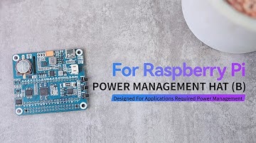 Waveshare Power Management HAT (B)  for Raspberry Pi, Supports Charge and Power output at same time