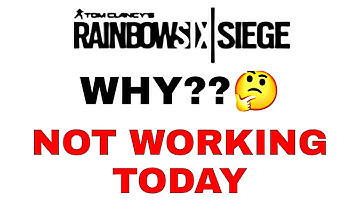 Rainbow Six Siege Not Working & Not Opening | Rainbow Six Siege Server Down Today