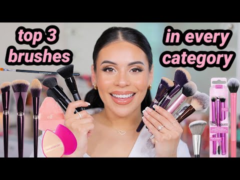 Top 3 Makeup Brushes in Every Category