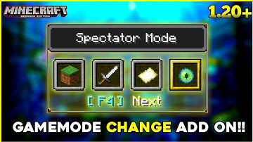 Minecraft || gamemode change addon 1.20+ Minecraft f5 button 1.20+ minecraft f5 button addon 1.20