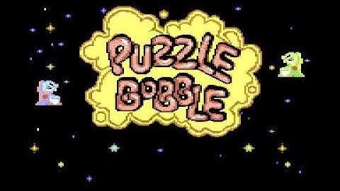 Puzzle bobble arcade intro on the c64 WIP