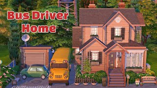 The Sims 4 🚍 School Bus Driver / Home - no CC