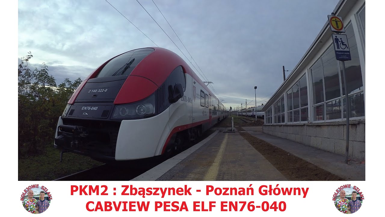 PKM2 : ZBĄSZYNEK - POZNAŃ [CabView4K] #pkm #kolejewielkopolskie