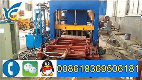 QT4-18 automatic hydraulic hollow block brick making machine line008618369506181