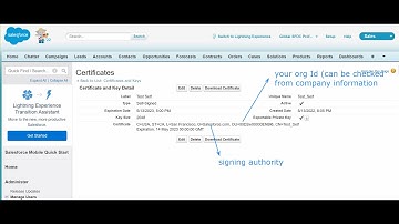 Salesforce प्रशिक्षण: दिवस 15 Certificates and Keys