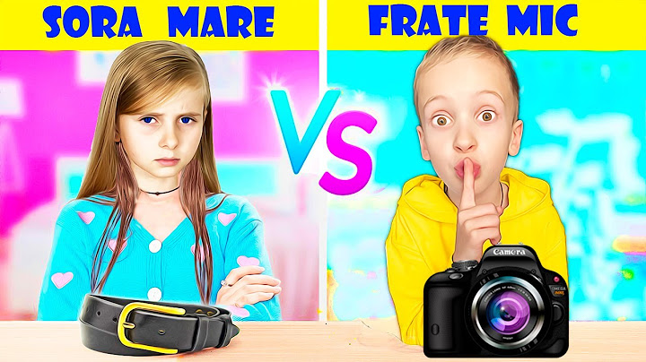 😭 I-am STRICAT MACHIAJUL 👦 FRATE vs SORĂ 👧 Sketch amuzant 😂