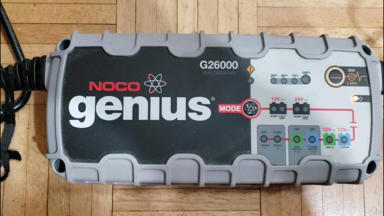 Noco Genius G26000 Battery Charger Used for Large Solar Battery or