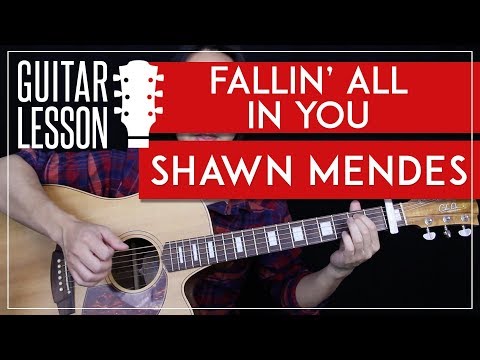 Fallin' All In You Guitar Tutorial - Shawn Mendes Guitar Lesson ?|Fingerpicking + Easy Chords|