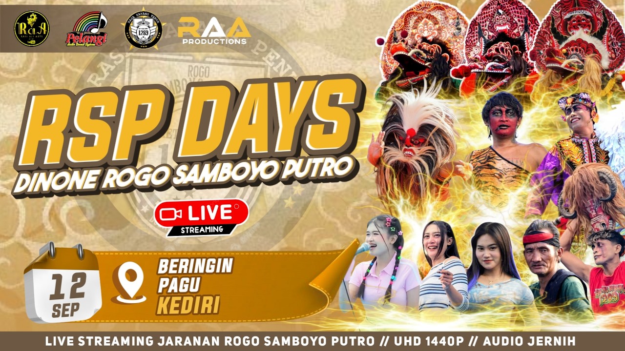 Live Jaranan Rogo Samboyo Bringin Pagu Kediri Ft Pelangi Audio