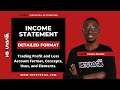 Trading Profit and Loss Account Format - Income Statement