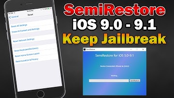 How to Restore iOS 9.0 / 9.0.1 / 9.0.2 / 9.1 to Factory Settings Without Losing Jailbreak