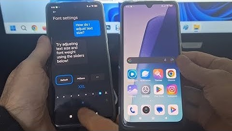 How to change font size in Redmi 14C | How to reduce font size in Xiaomi Redmi 14C