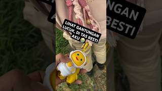 Gantungan tas  lucu bisa brubah wajah tanpa baterai.. 😀😀 #nail screenshot 5