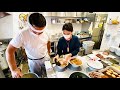 息ピッタリ!ずっと見てられる人気家系ラーメン店の厨房風景【貴重映像】