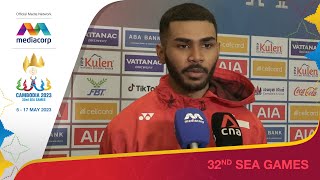 Sheik Farhan wins back-to-back SEA Games Men's Pencak Silat Tanding GOLD | SEA Games 2023