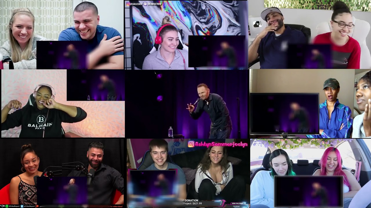 Women reacts to bill burr no reason to hit a women | reaction mashup| Mr.Mashup