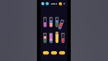 SORTPUZ Game Level 8 Relaxing Colour Sorting Puzzle Gameplay #puzzlegame #sortpuz #shorts