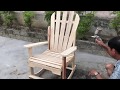 Amazing Design Ideas Cheap Woodworking Project // Build A Outdoor Rocking Chair From Pallets - DIY!
