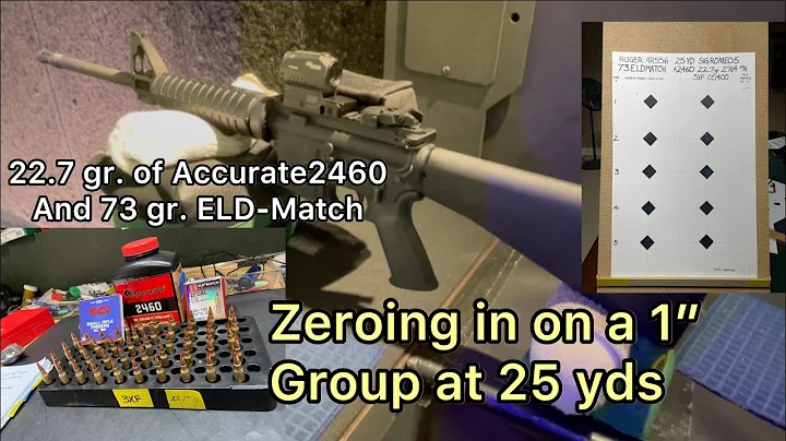 Achieve Sub-MOA Accuracy with Accurate 2460 and 73gr ELD-Match Bullet
