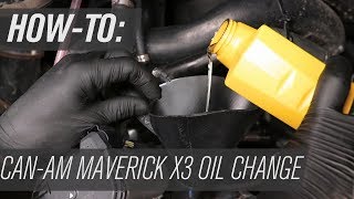 How To Change The Oil on a Can-Am Maverick X3
