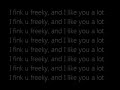 Die Antwoord I Fink U Freeky Lyrics On Screen Die Antwoord I Fink U Freeky Lyrics On Screen