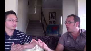 Felix Lie Interviewing a Successful Online Entrepreneur from Bali, Scott Caporale