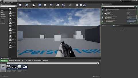Unreal Engine 4 Gun Series Part 3 : Fixing player animations and Ammo