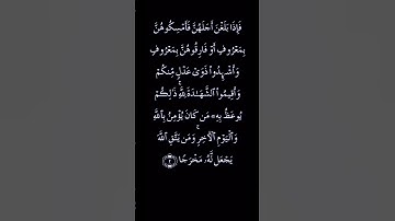 #سورة الطلاق #للقارىء# عبد الرحمن السديس