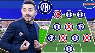 Inter Milan's Top Targeting Manager Roberto De Zerbi 😍 De Zerbi Dream Lineup For Inter Milan 🔥