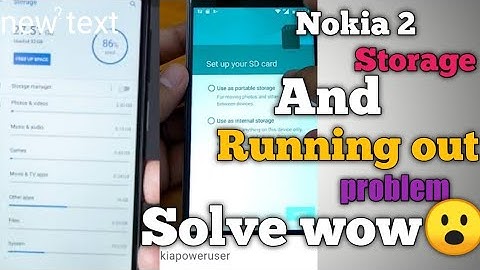 Nokia 2 storage problem solution  100%working trick