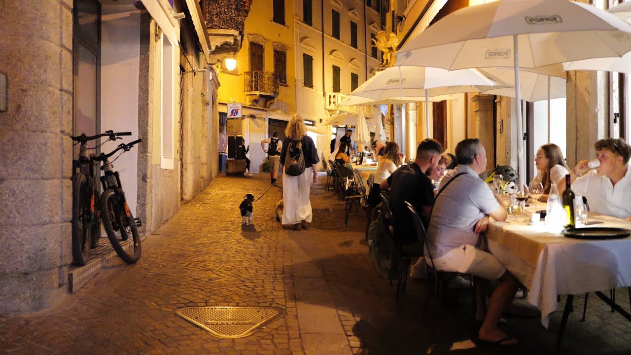 Riva del Garda, Italy. June 2024 - EVENING WALKING TOUR 4K60