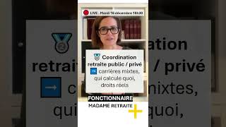 Retraite Des Fonctionnaires Retraite Progressive, Cnracl, Public Privé Live