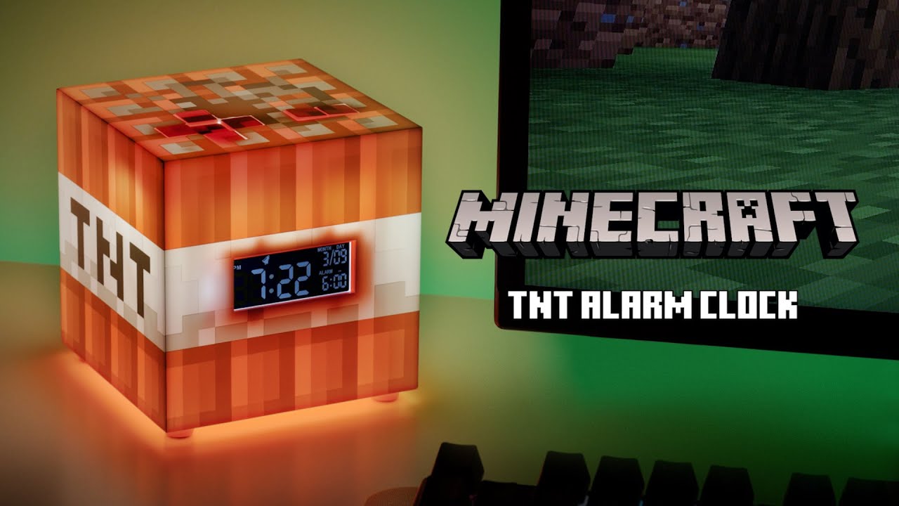 Minecraft TNT Alarm Clock