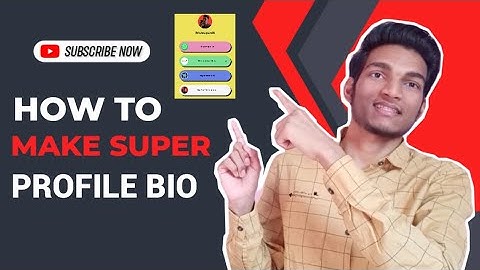 HOW TO MAKE SUPER PROFILE BIO || HOW USE SUPER PROFILE BIO ✨✅