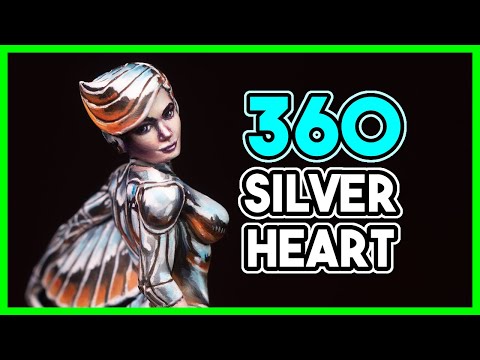 360 - Silver Heart - NMM Cromado