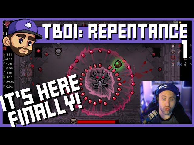 IT'S HERE, FINALLY! | The binding of Isaac: Repentance | Episode 1