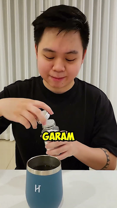 Kopi pake Garam = Enak?