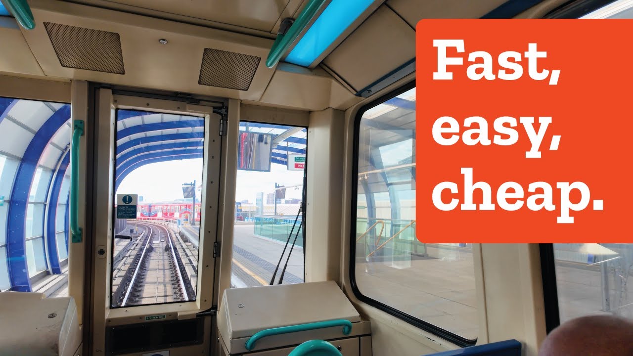 Самый быстрый маршрут из аэропорта Лондон-Сити в центр Лондона.