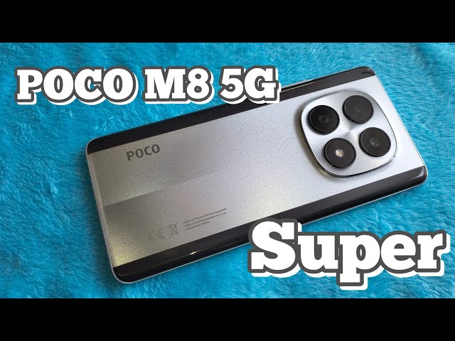 The POCO M8 5G workhorse, 8GB RAM, 256GB RAM, Snapdragon 6/3, NFC