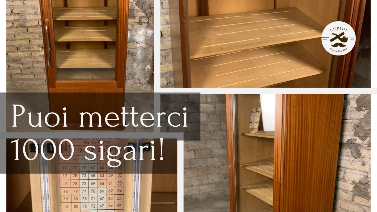 In questo humidor entrano più di mille sigari!
