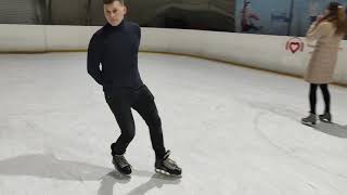 Катание на коньках ! T-blade ! Ice Bravo ! Прикатываюсь! Ice skating