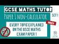 Every topic on the paper 1 gcse maths exam may 2023  higher  set 1  edexcel aqa ocr