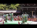 雅楽 2018春 明治神宮 宮内庁楽部 狛桙（狛鉾）// Gagaku Bugaku Komaboko