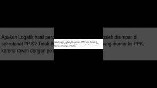 soal tes wawancara PPK PPS #pemilu2024 #shorts